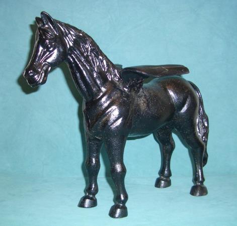 Cast Iron flying horse statue full picture